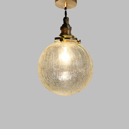 Hanglamp Kristalglas Transparant Scandinavisch Retro E27 15cm LED Eetkamer Woonkamer Minimalistisch