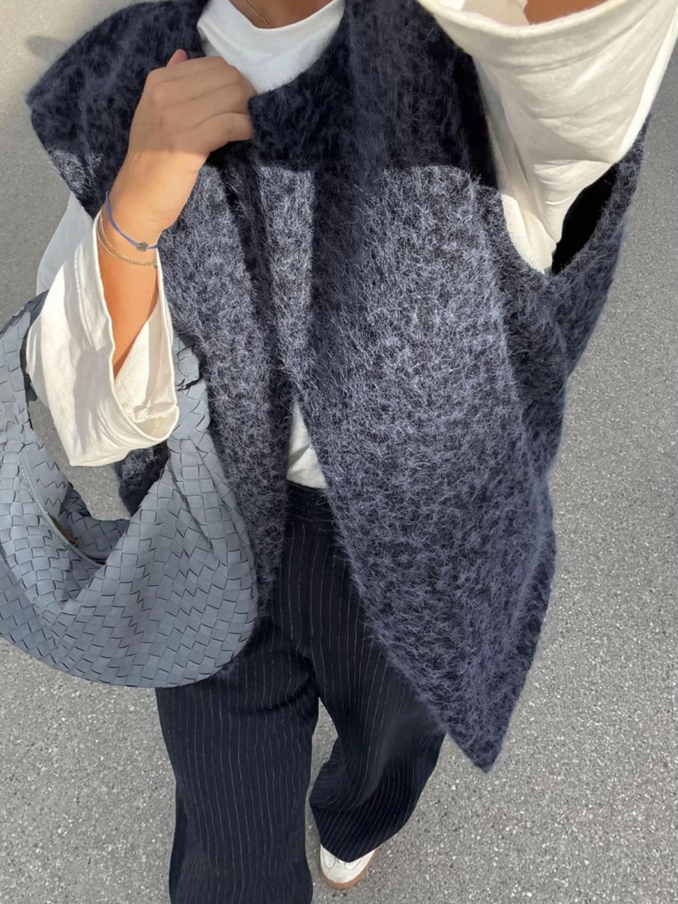 Warm Mohair Vest voor Vrouwen Luxe Zacht