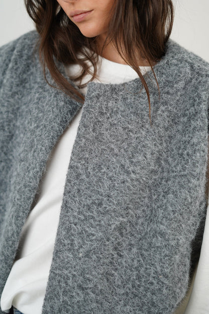 Warm Mohair Vest voor Vrouwen Luxe Zacht