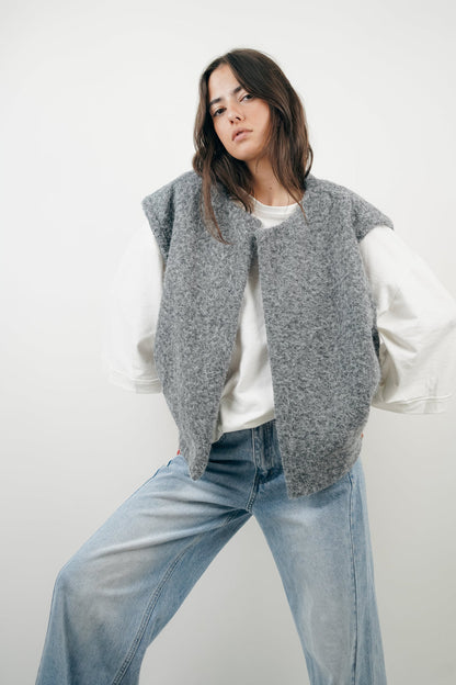 Warm Mohair Vest voor Vrouwen Luxe Zacht - StudioMarella