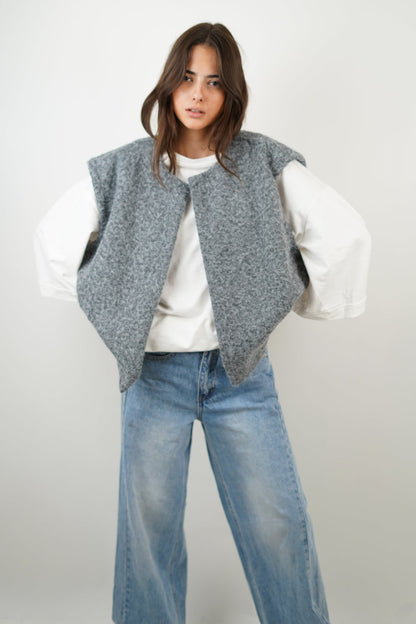 Warm Mohair Vest voor Vrouwen Luxe Zacht