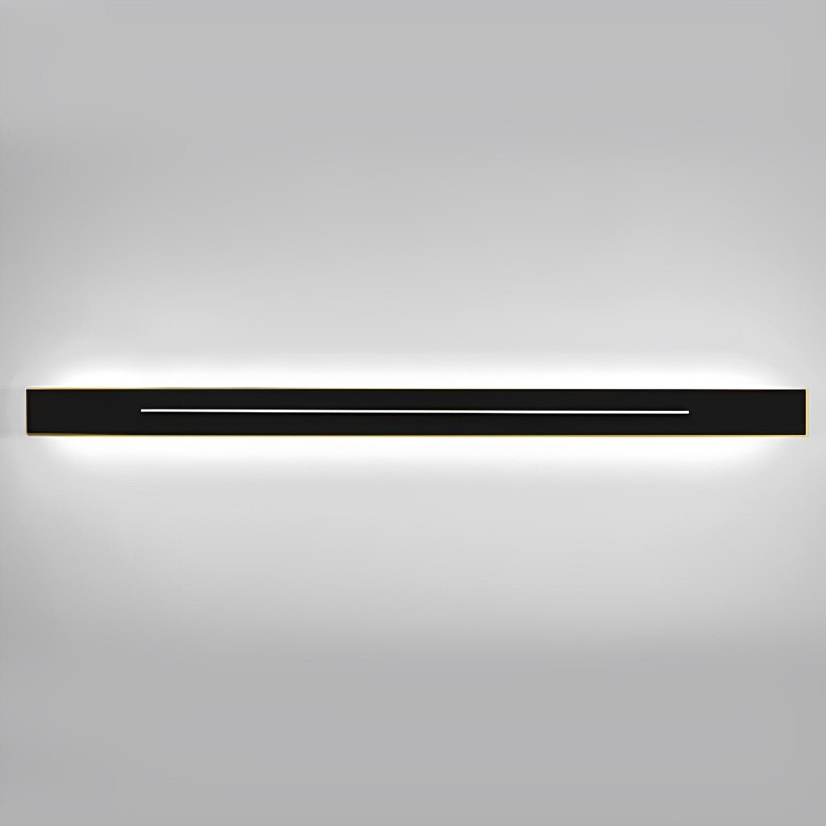 Wandlamp LED Strip Zwart IJzer Acryl Woonkamer Slaapkamer Lineair 60cm 80cm 100cm 120cm 3 Kleurmodi Minimalistisch Spiegel Accent