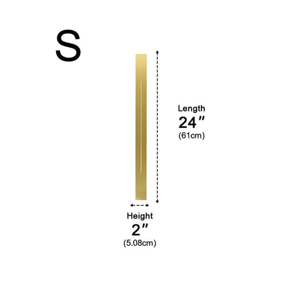 Wandlamp LED Strip Zwart IJzer Acryl Woonkamer Slaapkamer Lineair 60cm 80cm 100cm 120cm 3 Kleurmodi Minimalistisch Spiegel Accent