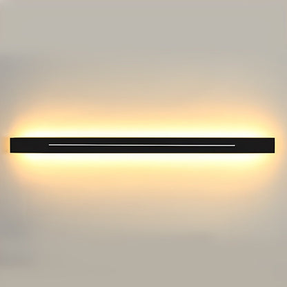 Wandlamp LED Strip Zwart IJzer Acryl Woonkamer Slaapkamer Lineair 60cm 80cm 100cm 120cm 3 Kleurmodi Minimalistisch Spiegel Accent