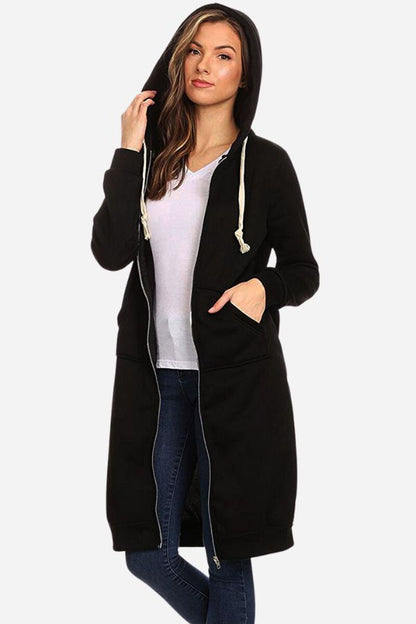 Softshell Felpa met Capuchon Lange Rits