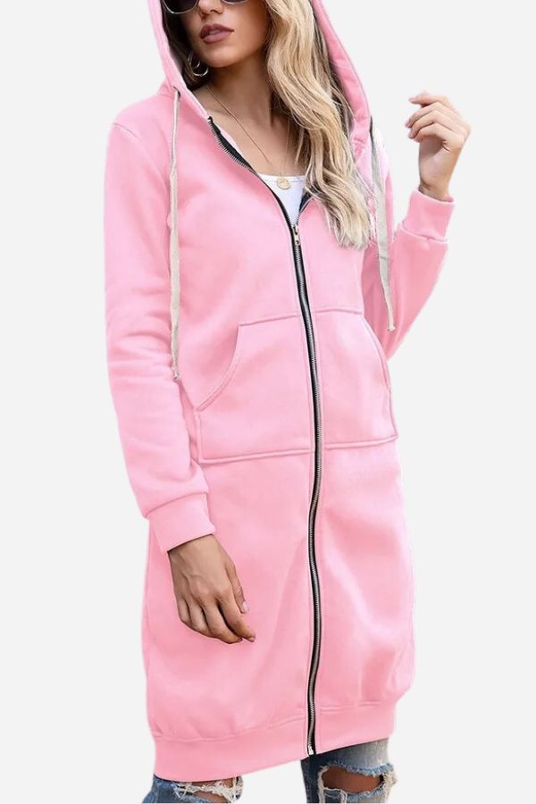 Softshell Felpa met Capuchon Lange Rits