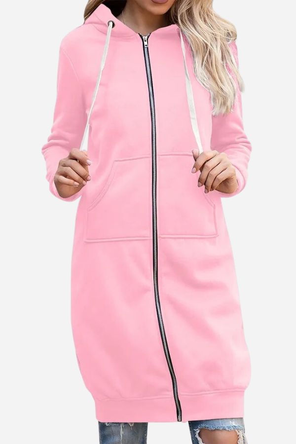 Softshell Fleece Joggingjas Met Kap en Rits