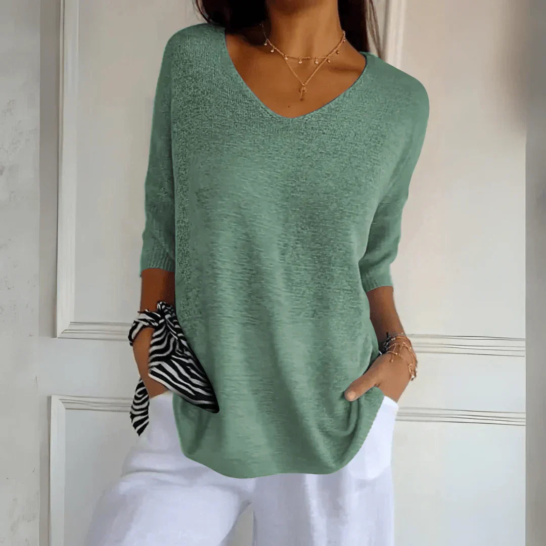 Vrouwelijke Elegant Blouse met Relaxed Fit