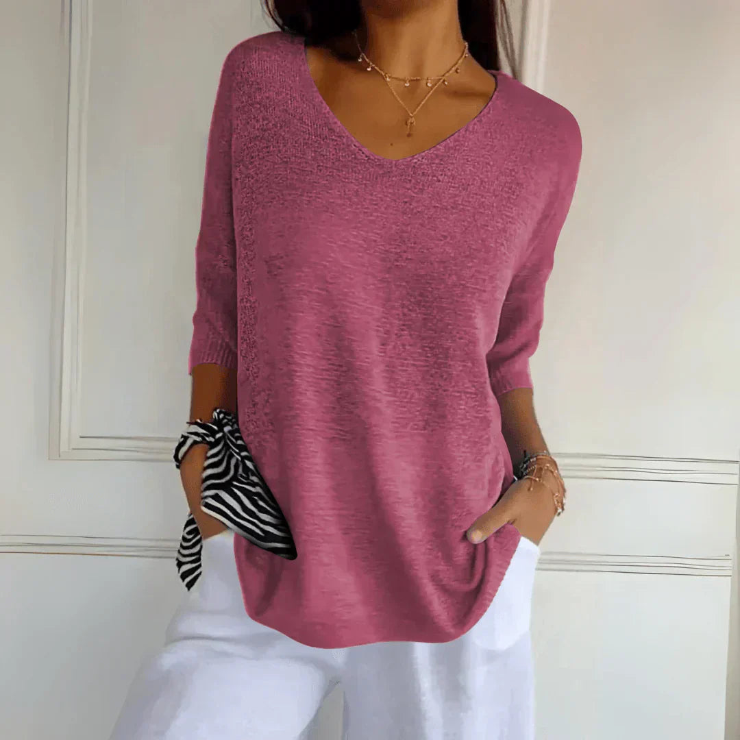 Vrouwelijke Elegant Blouse Relaxed Fit
