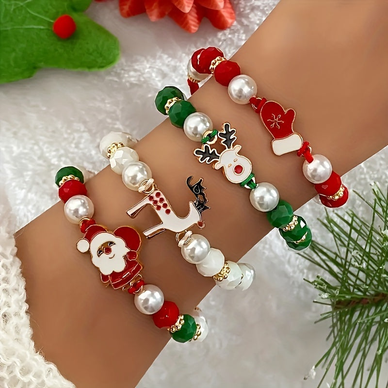 Zilveren Armbandenset Boho Stijl Feestelijke Sieraden - StudioMarella