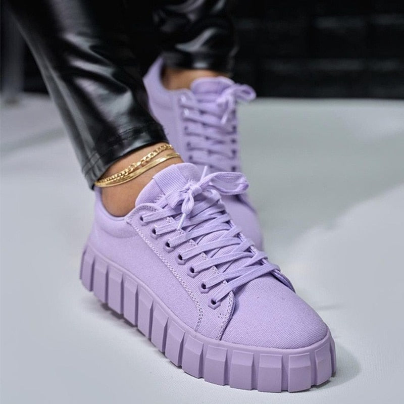 Damesneakers Comfortabel Lage Zool Sneakers - StudioMarella