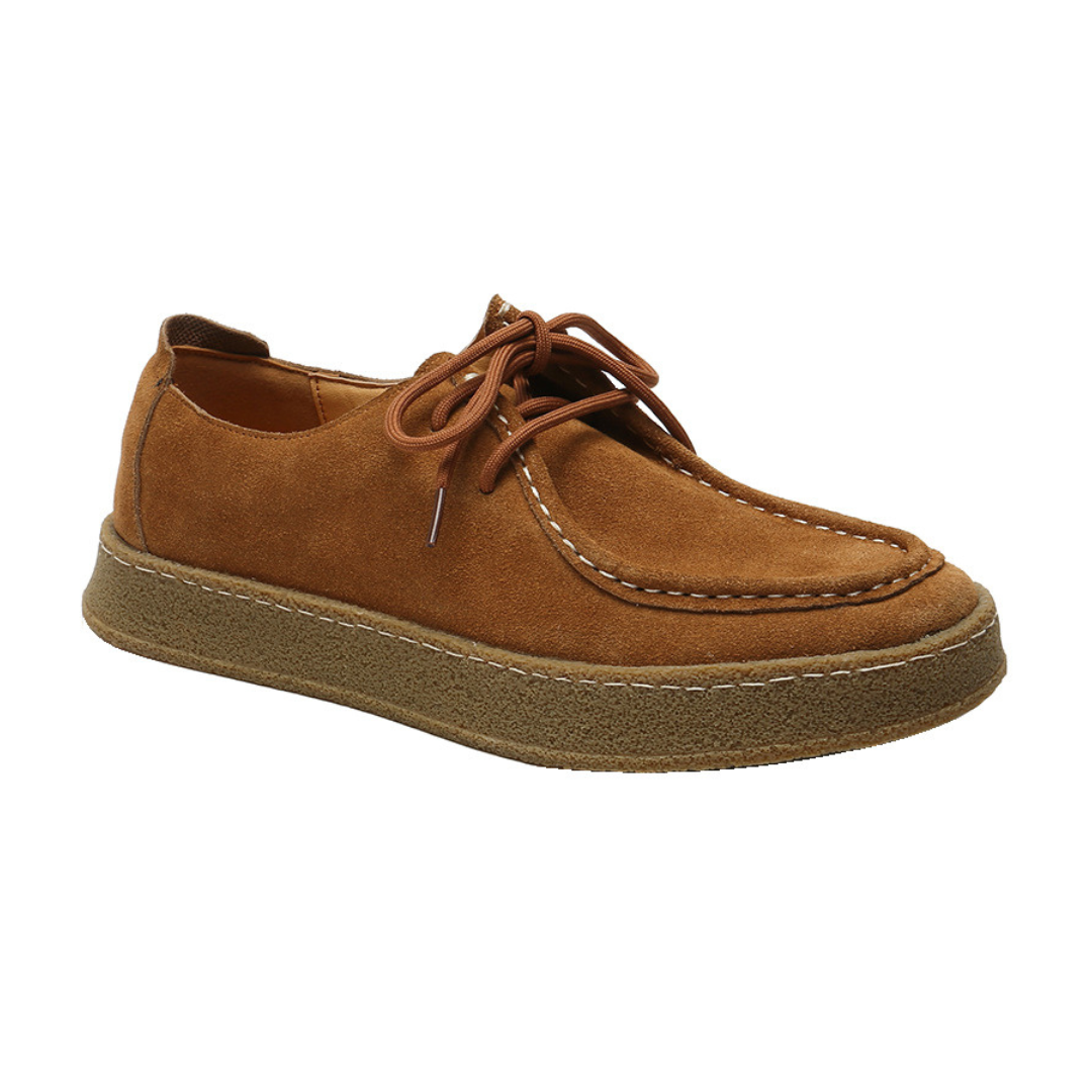 Bruine Stadschoenen van Suedehuid Stijlvol en Comfortabel - StudioMarella