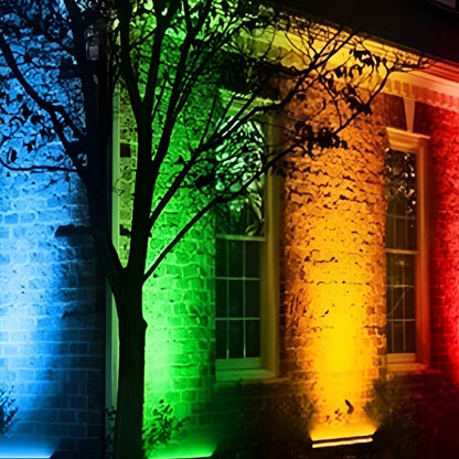 LED Wall Washer RGB Aluminium 24V IP65 Gevel Tuin Wandlamp Lichtbalk Kleur Dimbaar Buiten Accentverlichting Villa