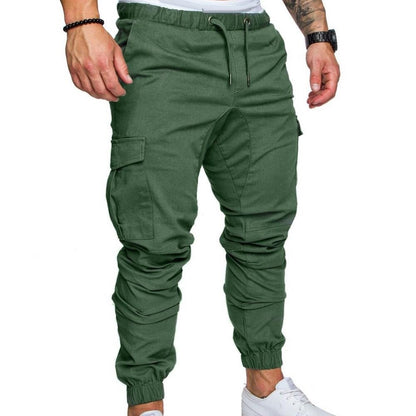 Heren Cargo Broek Elastisch Zwart Comfortabele Fit - StudioMarella