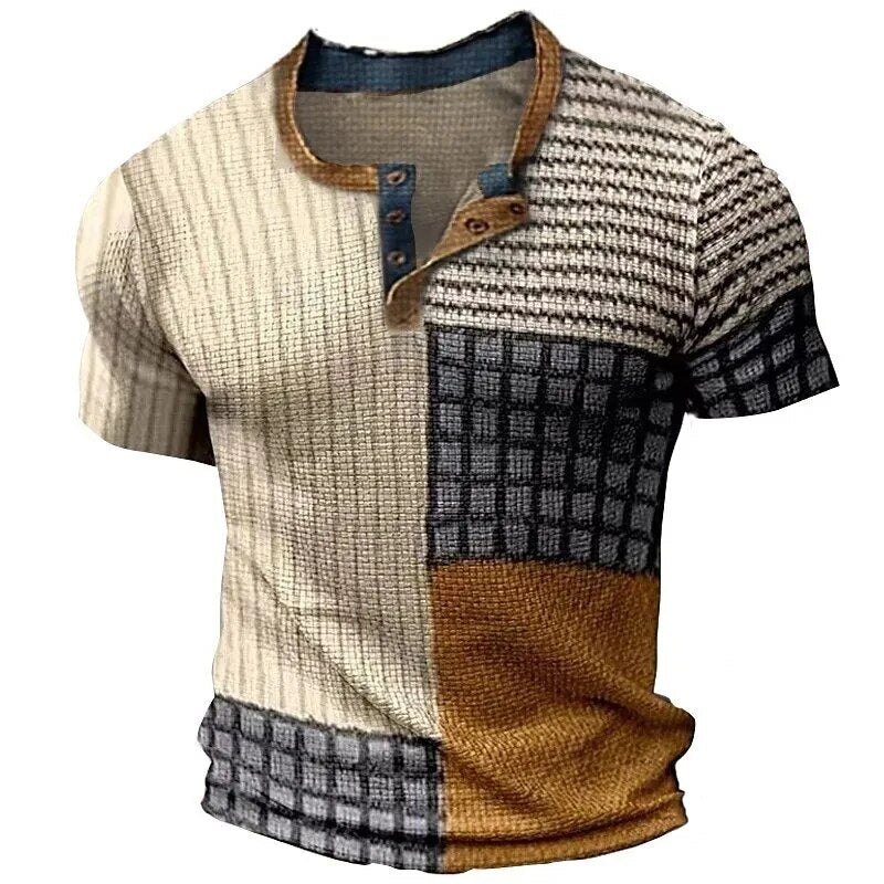 Heren Polo Shirt Korte Mouwen Leuke Prints - StudioMarella