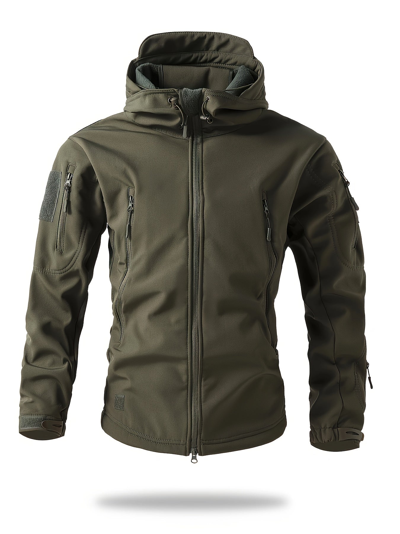 Heren Fleecejas Warm met Capuchon en Rits - StudioMarella