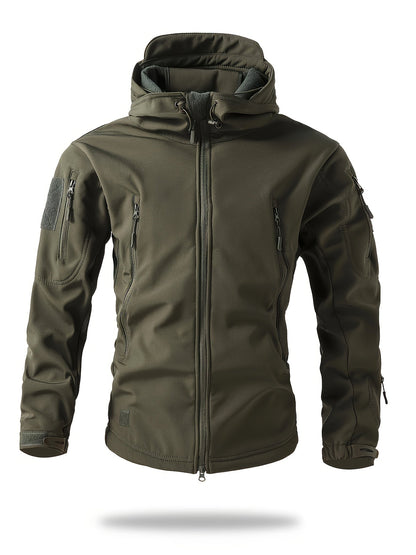 Heren Fleecejas Warm met Capuchon en Rits - StudioMarella