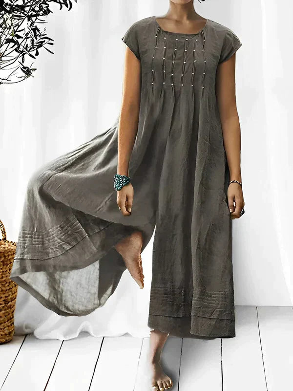 Vrouwelijke Jumpsuit Boho Stijl Losse Pasvorm - StudioMarella
