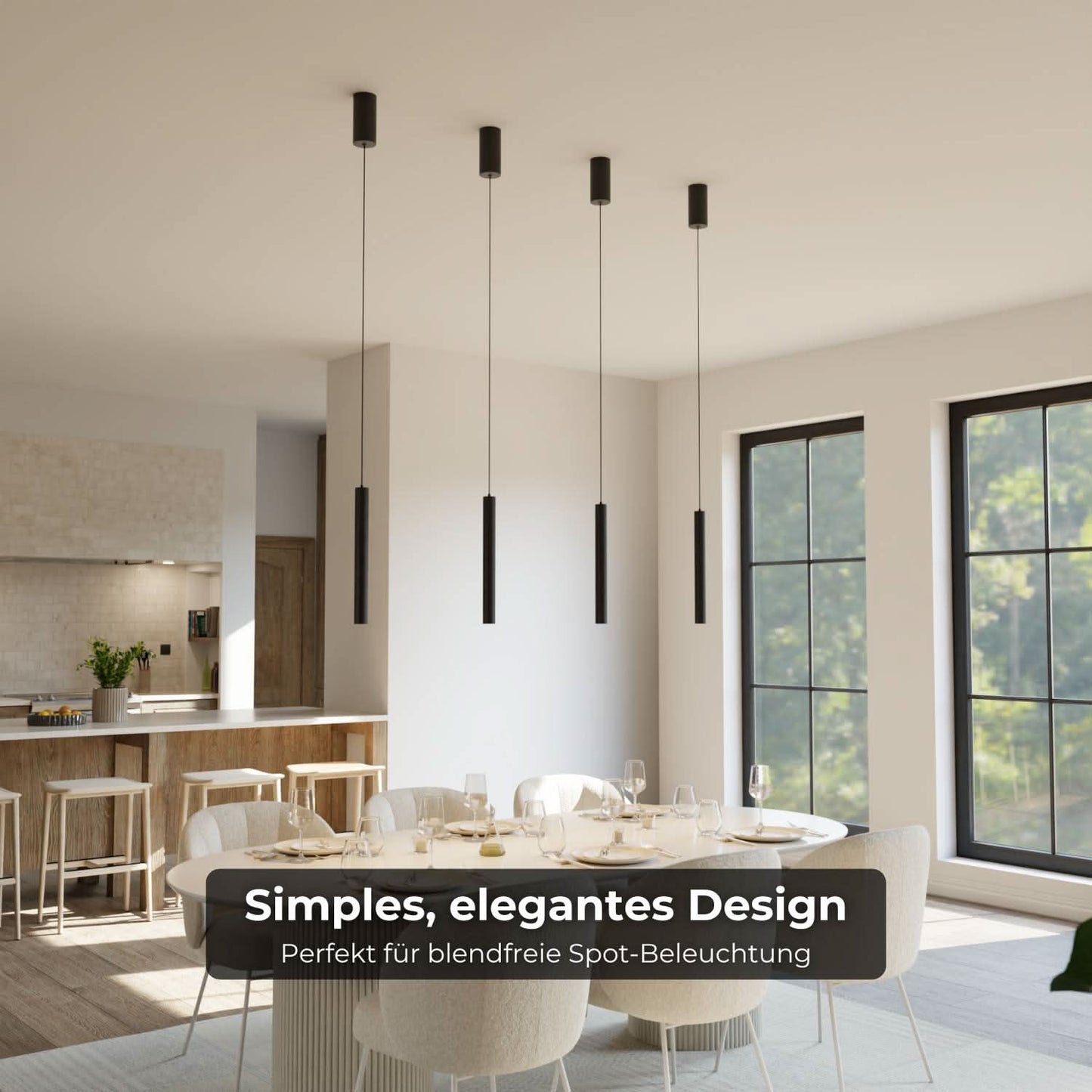 Luxe design hanglamp voor keuken en slaapkamer – Novaro