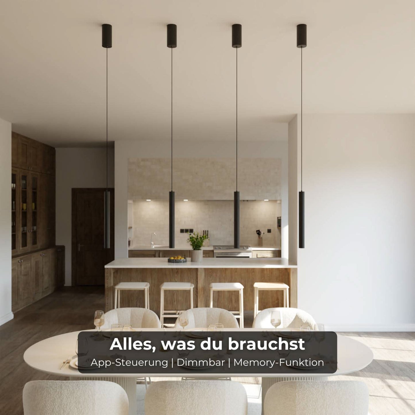 Luxe design hanglamp voor keuken en slaapkamer – Novaro