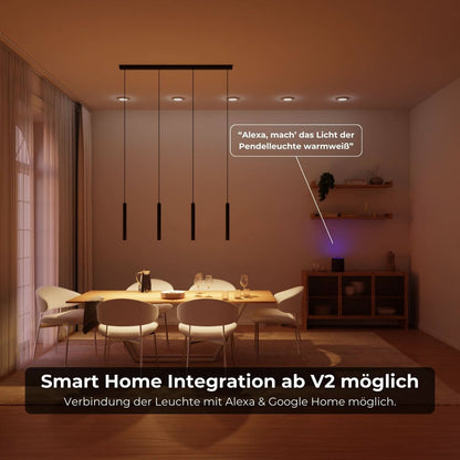 Moderne design hanglamp met verstelbare lichtkoppen