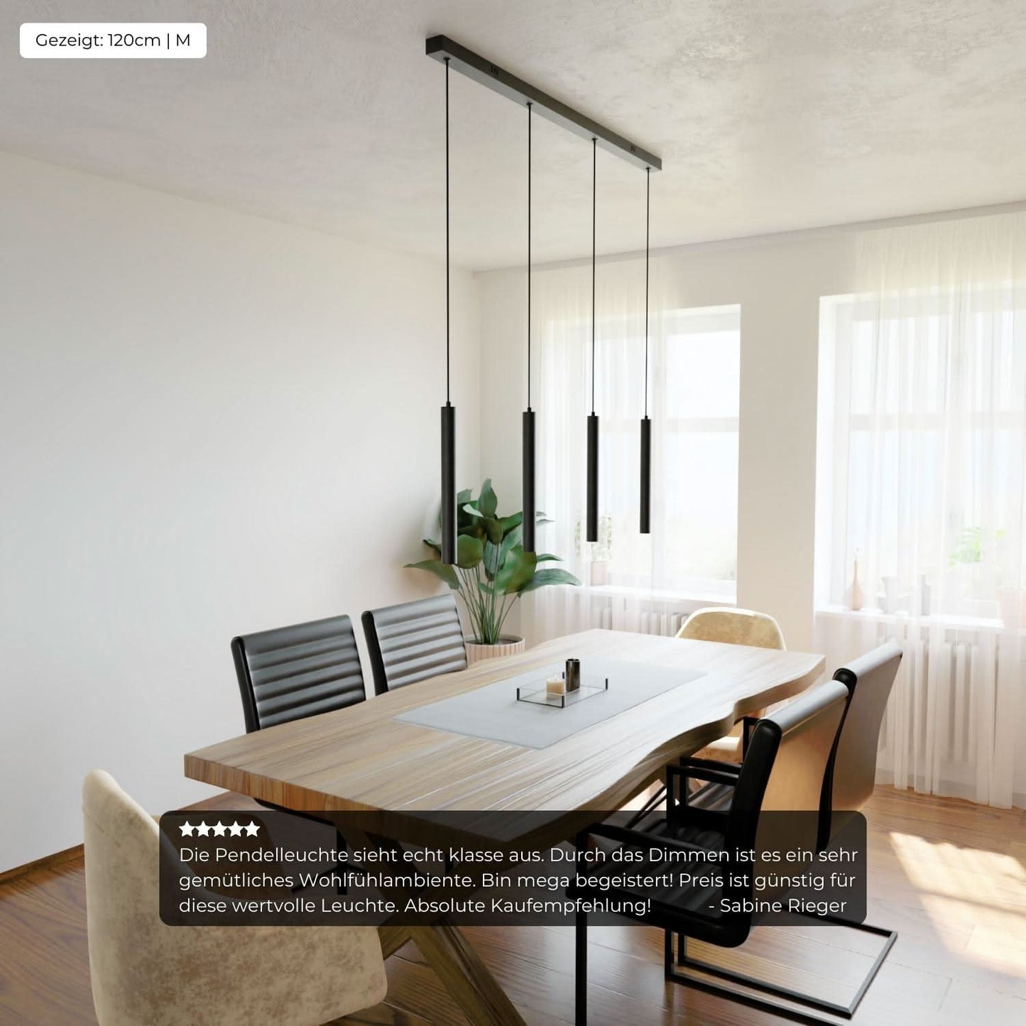 Moderne design hanglamp met verstelbare lichtkoppen