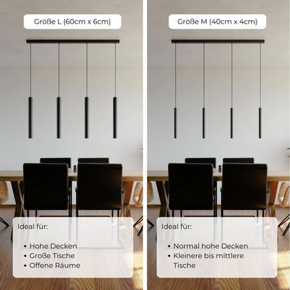 Moderne design hanglamp met verstelbare lichtkoppen