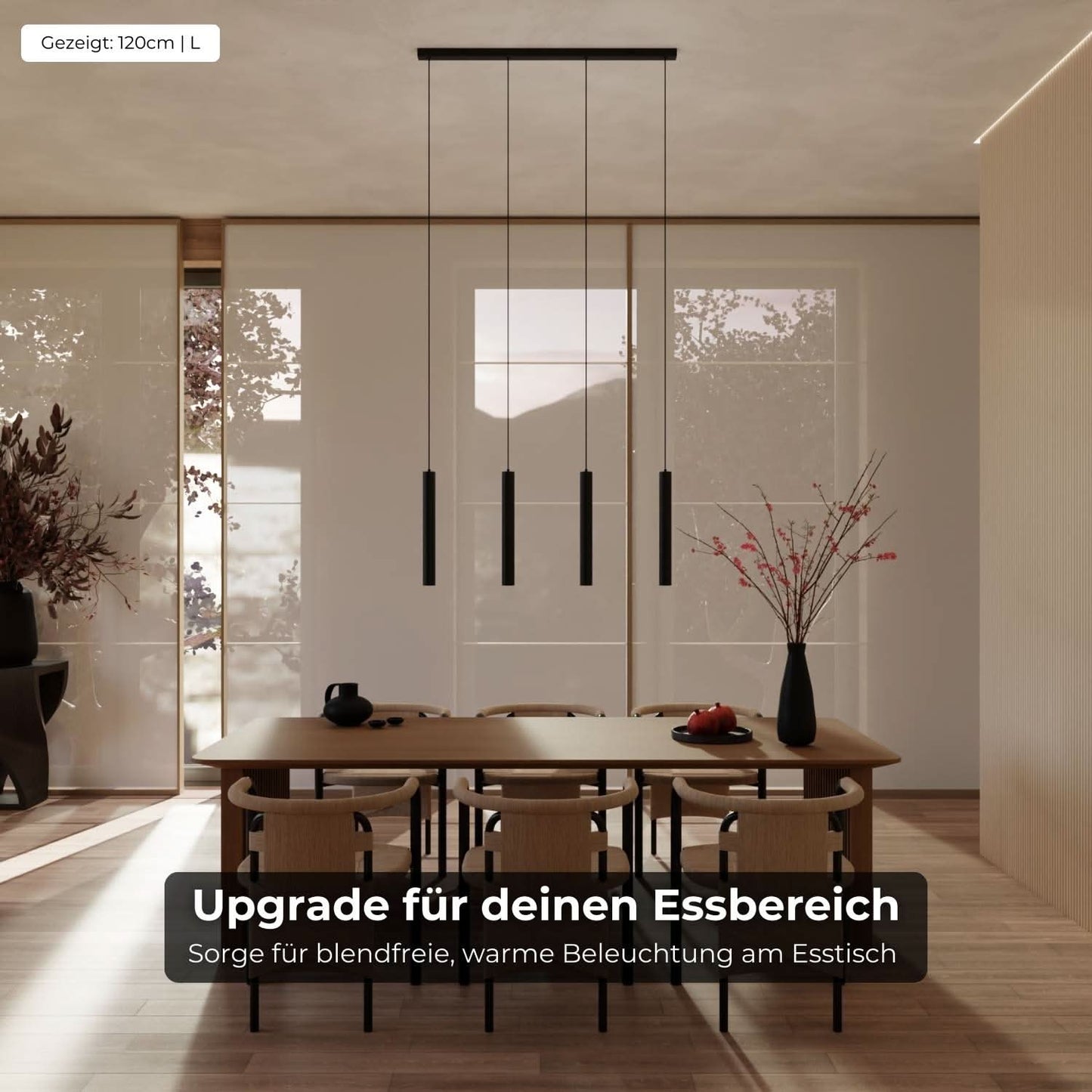 Moderne design hanglamp met verstelbare lichtkoppen