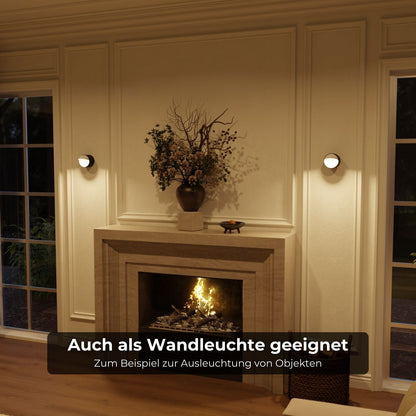 Verstelbare led plafondlamp met gericht warm 2700k licht voor hal keuken en woonkamer