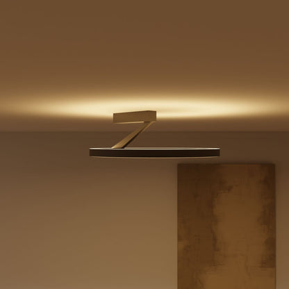 Plafondlamp met up & downlight en warm 2700K licht – Noira