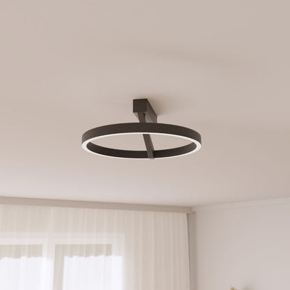 Plafondlamp met up & downlight en warm 2700K licht – Noira