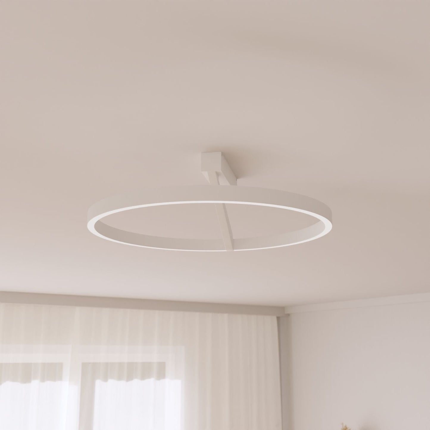 Plafondlamp met up & downlight en warm 2700K licht – Noira