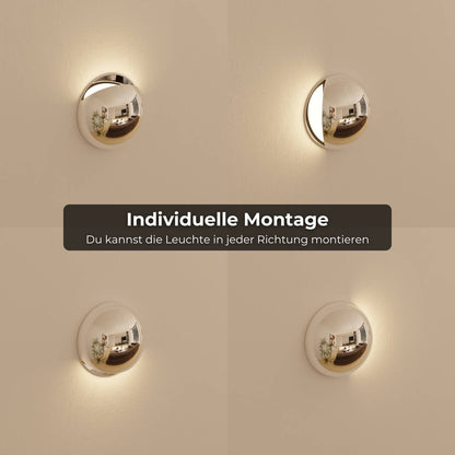 Moderne wandlamp met indirect licht en ip65 bescherming voor binnen en buiten