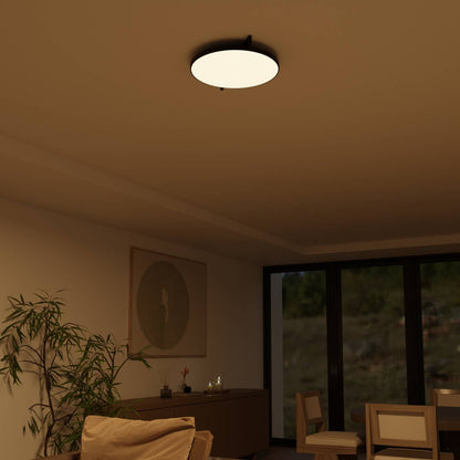 Plafondlamp met warm 2700k licht voor rustige en gelijkmatige sfeerverlichting