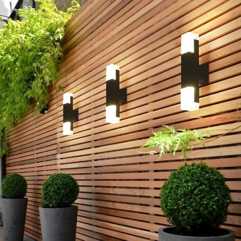 Buitenlamp Wandlamp Zwart Aluminium LED Bewegingssensor IP65 10W Warm Wit Modern