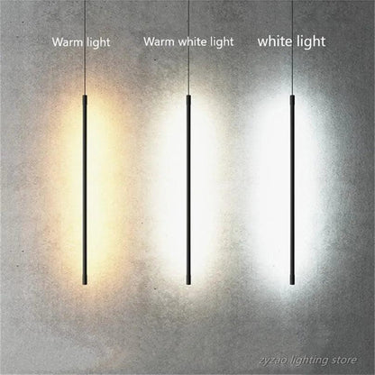 Hanglamp LED Modern Aluminium Zwart Minimalistisch Design Verstelbare Kabel