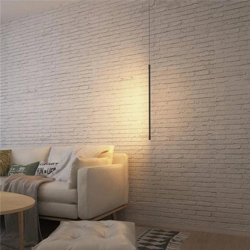 Hanglamp LED Modern Aluminium Zwart Minimalistisch Design Verstelbare Kabel