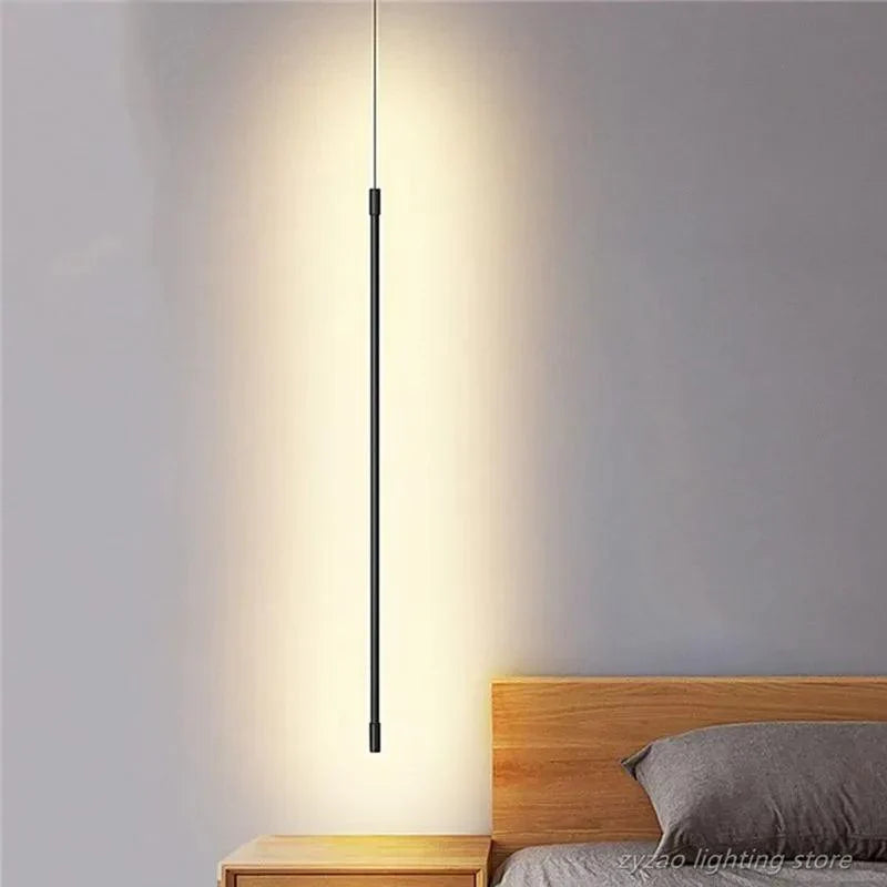 Hanglamp LED Modern Aluminium Zwart Minimalistisch Design Verstelbare Kabel