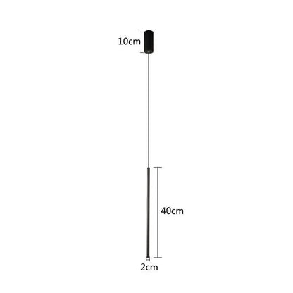 Hanglamp LED Modern Aluminium Zwart Minimalistisch Design Verstelbare Kabel