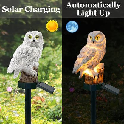 Uil Tuinlamp Zonne-energie Led IP65 Waterdicht Warm Wit 45cm Decoratie Tuin Terras Oprit