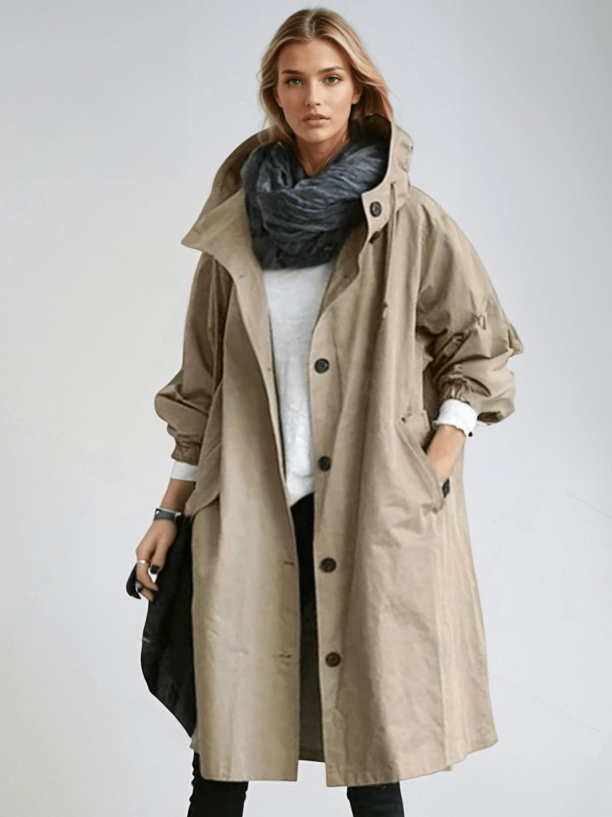 Trenchcoat Stijlvol Waterdicht Regenjas