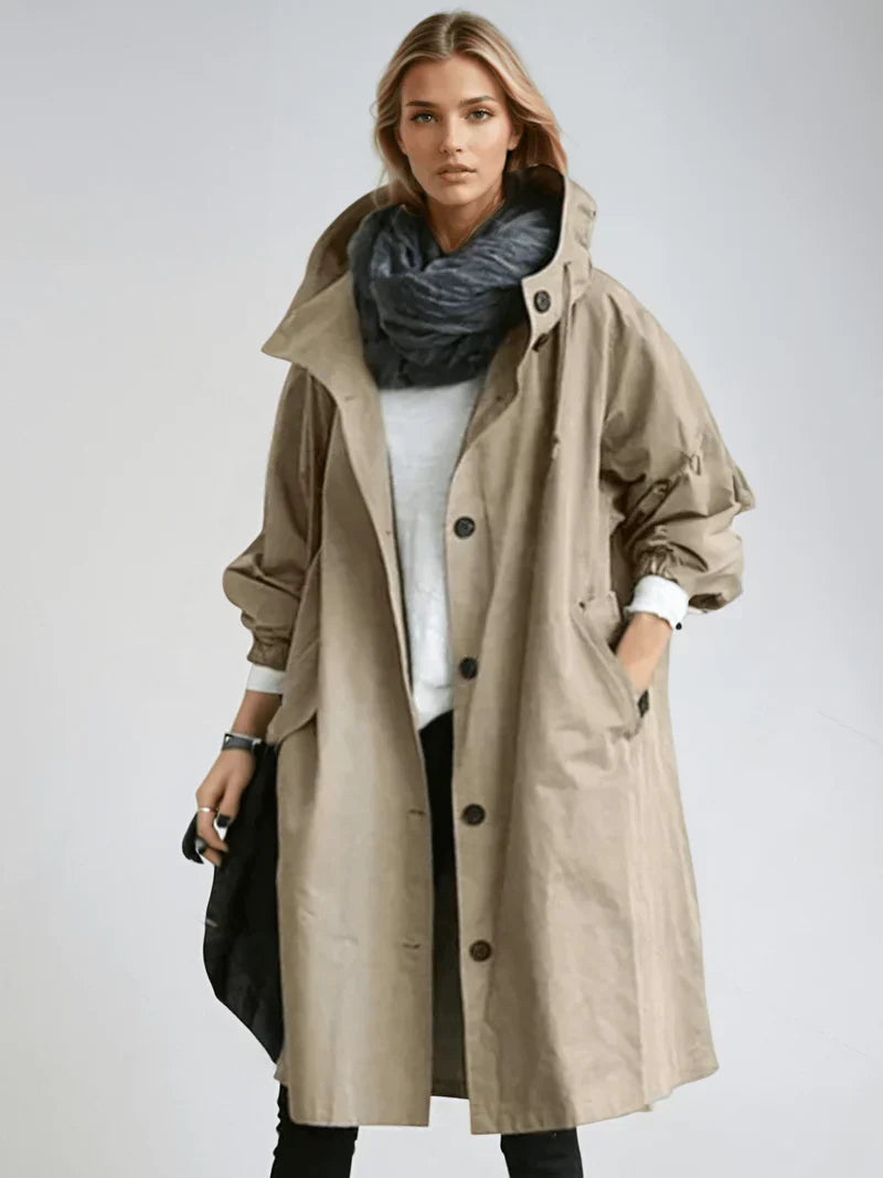 Dames Regenjas Waterdicht Lichte Stof Elegant Model