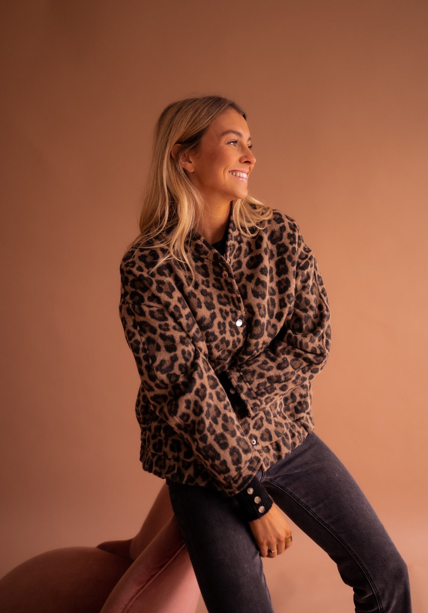 Dames Jasje Met Print Comfortabele Pasvorm