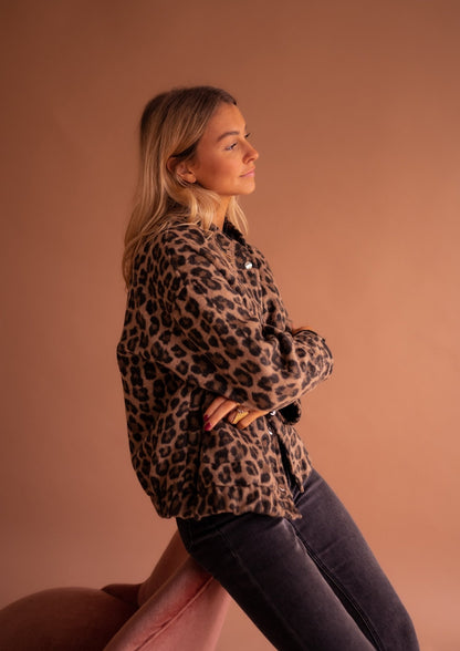 Dames Jasje Met Print Comfortabele Pasvorm