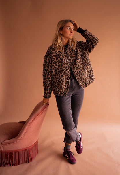 Dames Jasje Met Print Comfortabele Pasvorm