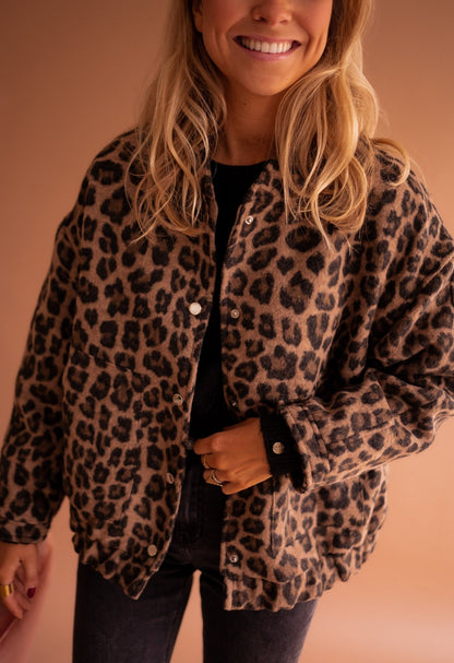 Dames Jasje Met Print Comfortabele Pasvorm - StudioMarella