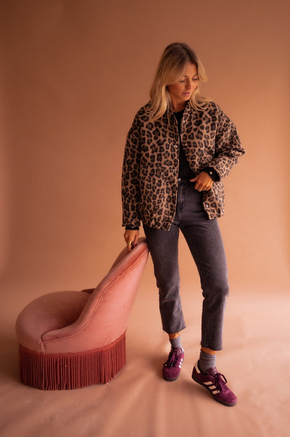 Dames Jasje Met Print Comfortabele Pasvorm