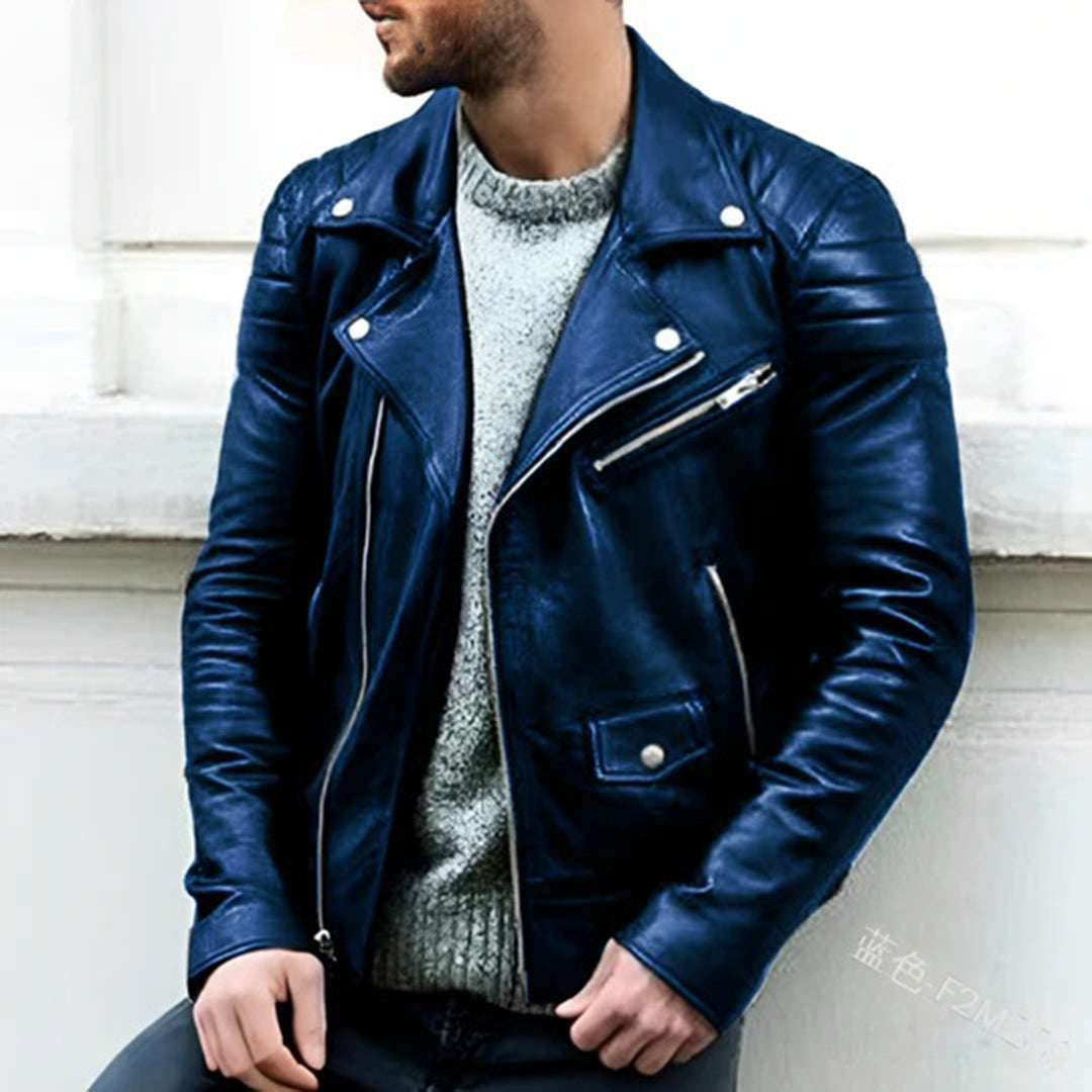 Leren Motorjack voor Biker Stijl Ryder