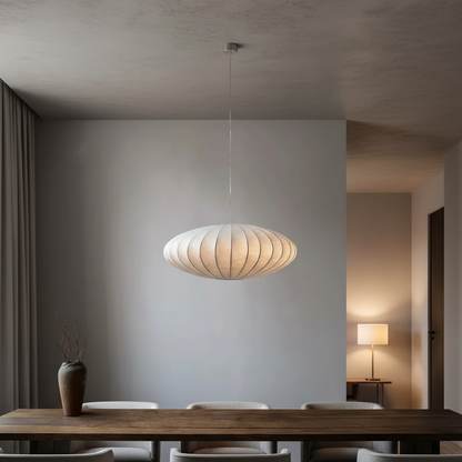 Hanglamp Zijde Kristal Eetkamer Woonkamer 3 Maten Pendellamp Stofkap Glamour Sfeerverlichting Hal