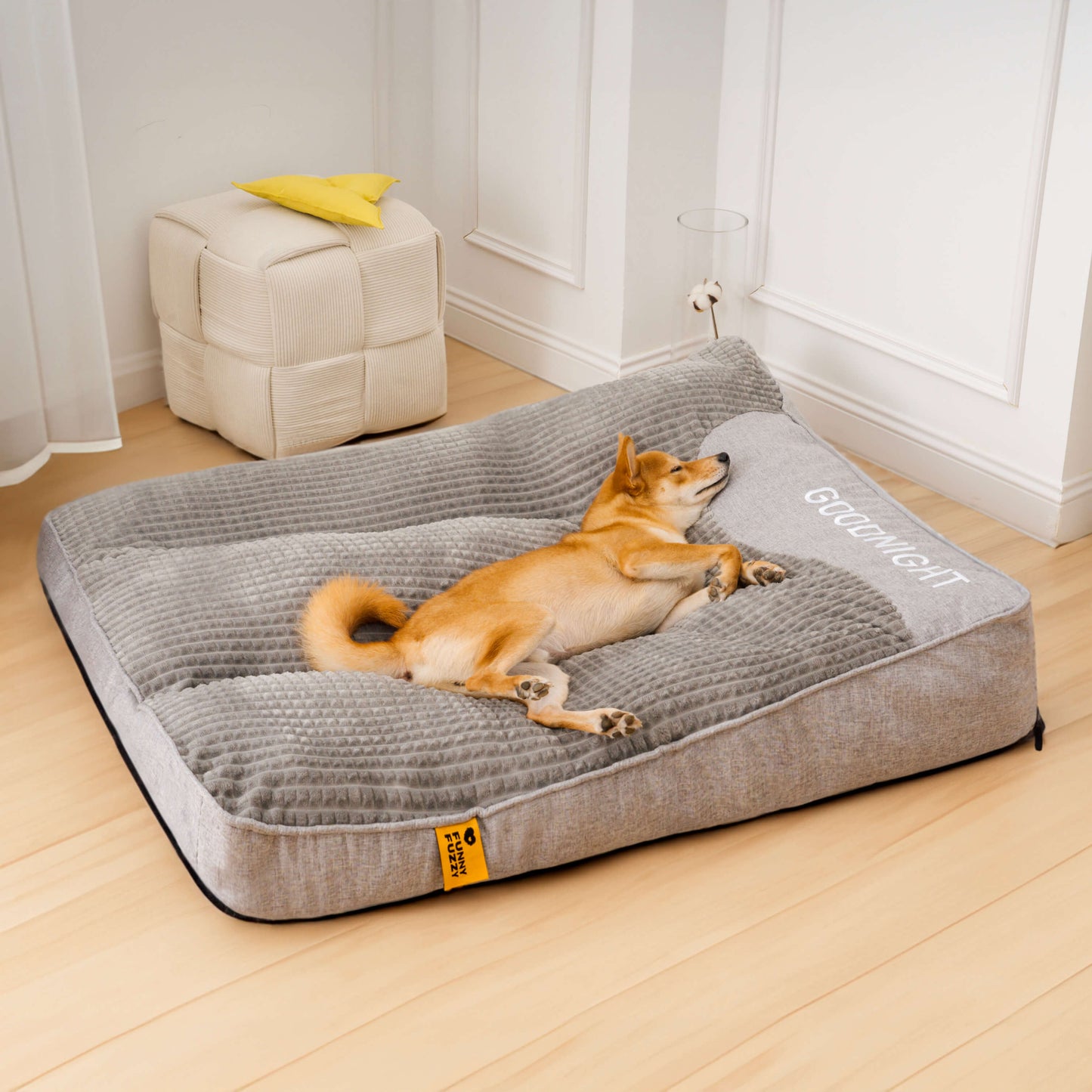 Orthopedisch Hondenbed met Neksteun – Luxe Comfort voor Optimale Rust